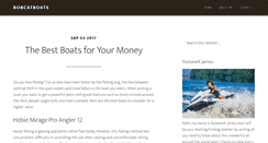 Desktop Screenshot of bobcatboats.com